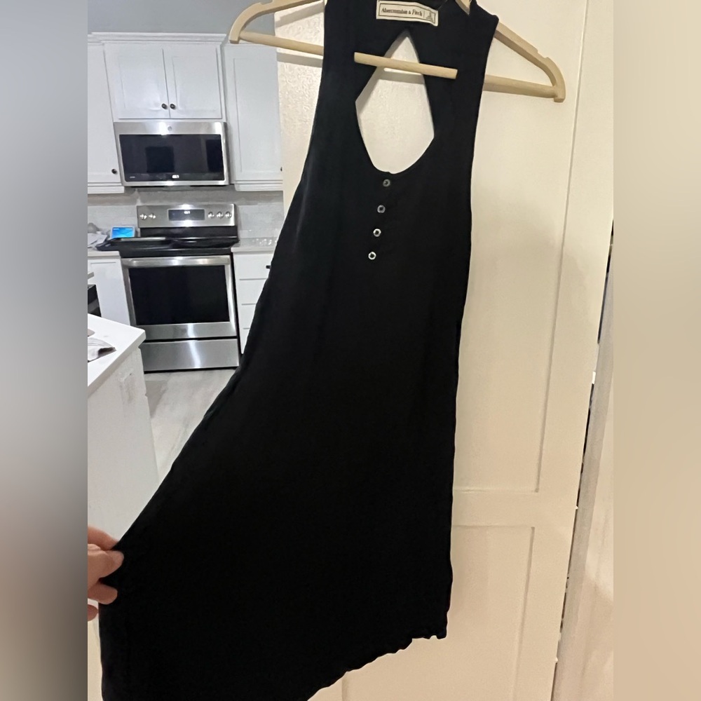 Abercrombie & Fitch Black Halter Sundress